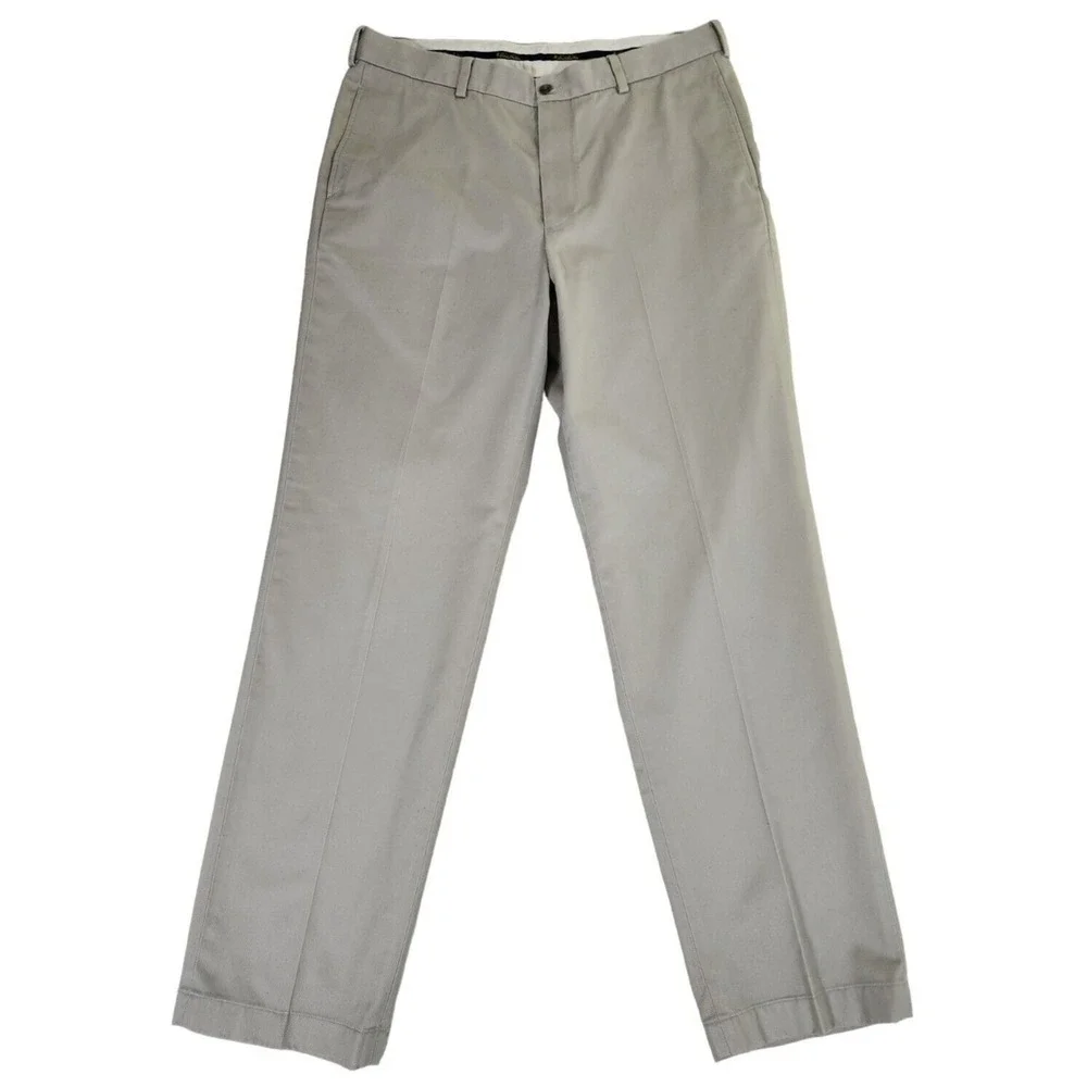 Brooks Brother Advantage Chino Hudson Pants Men's 36x34* Beige Straight